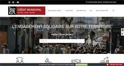 Desktop Screenshot of creditmunicipal-nantes.fr