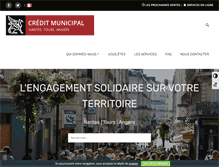 Tablet Screenshot of creditmunicipal-nantes.fr